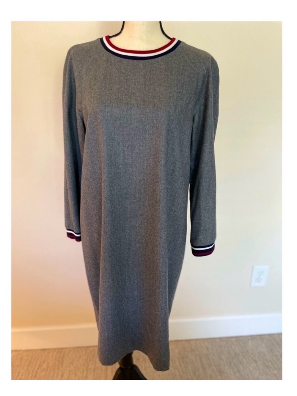 J Crew Collection Wool/Cashmere Blend Sheath Dress EUC